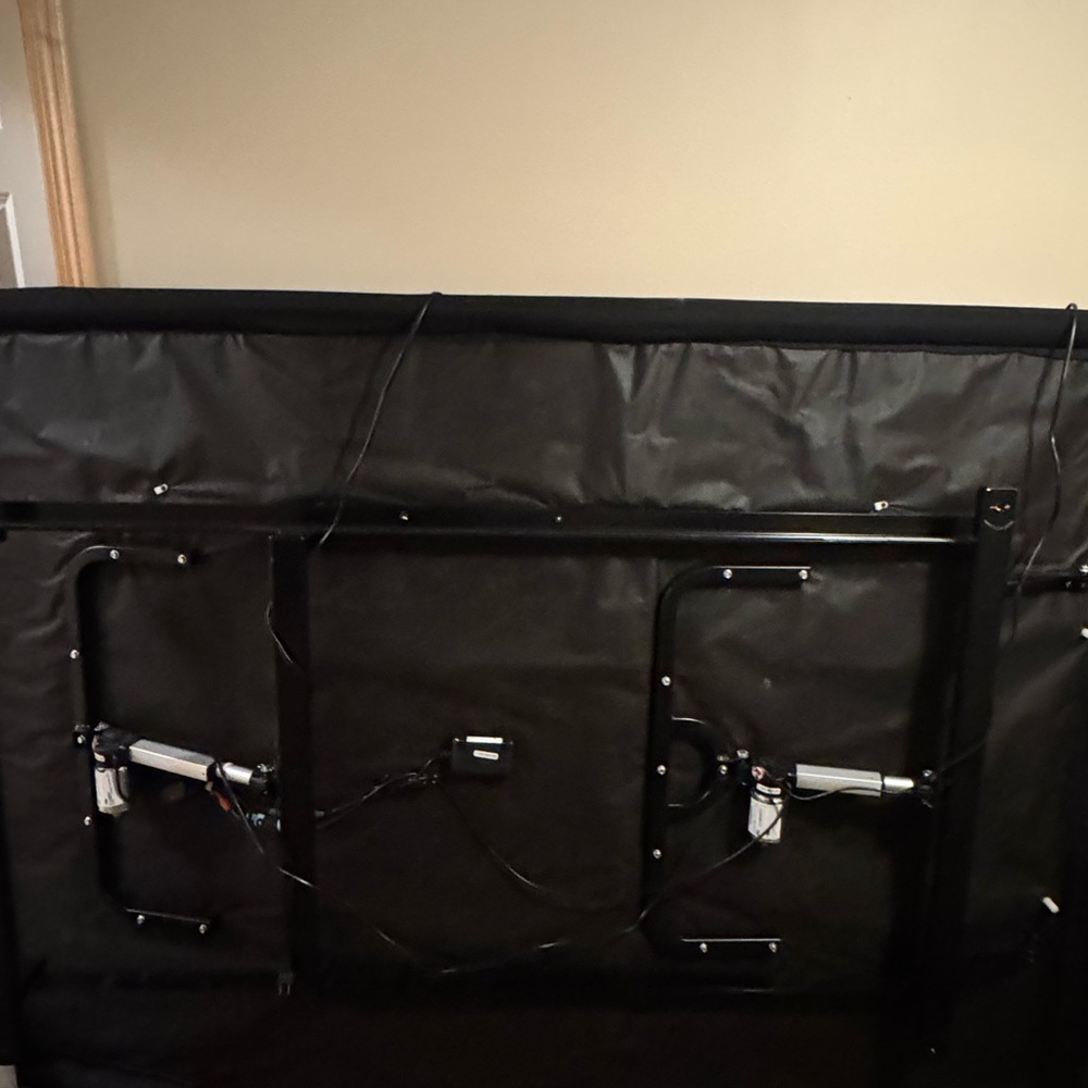 Silver and Black Adjustable Bed with Remote $200 OBO